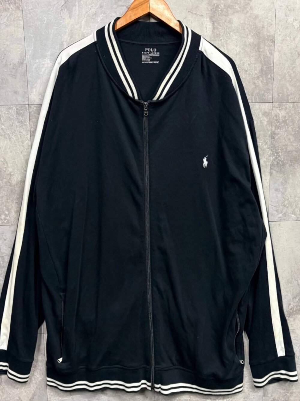 Polo Ralph Lauren Black Track Jacket 4XLT